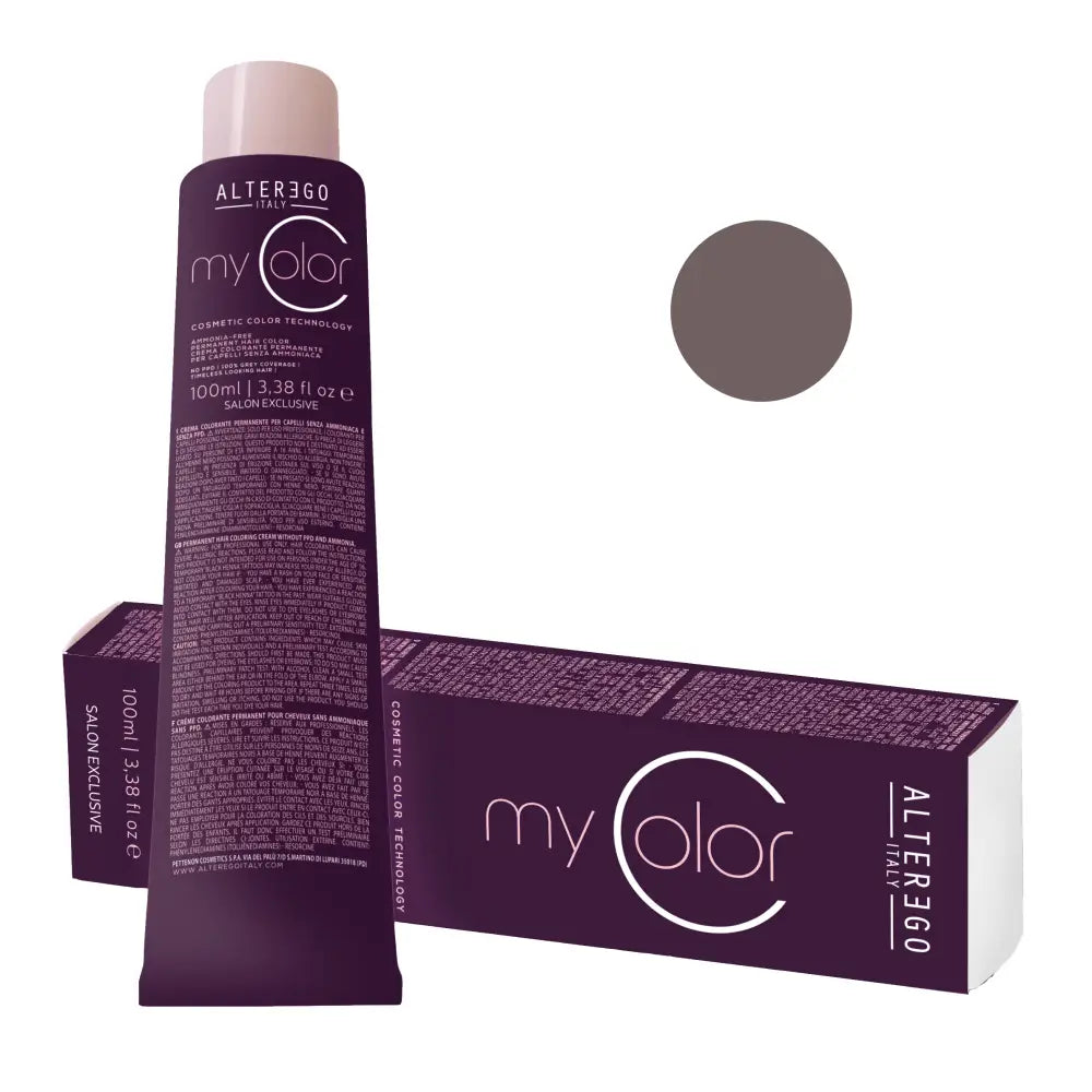 AlterEgo MyColor Ammóniamentes Tartós Hajfesték - 100 ml / 6.1 Hamvas Sötétszőke - Haj