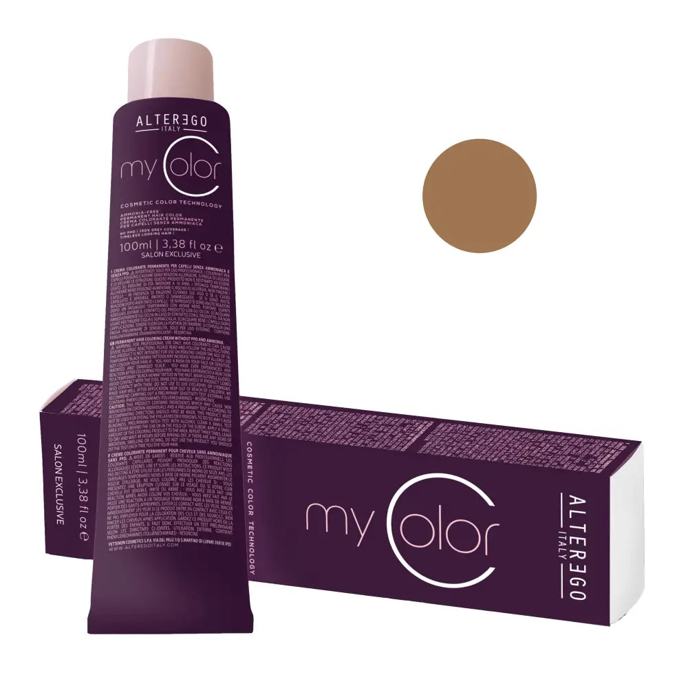 AlterEgo MyColor Ammóniamentes Tartós Hajfesték - 100 ml / 9.31 Arany Hamvas Nagyon Világos Szőke - Haj