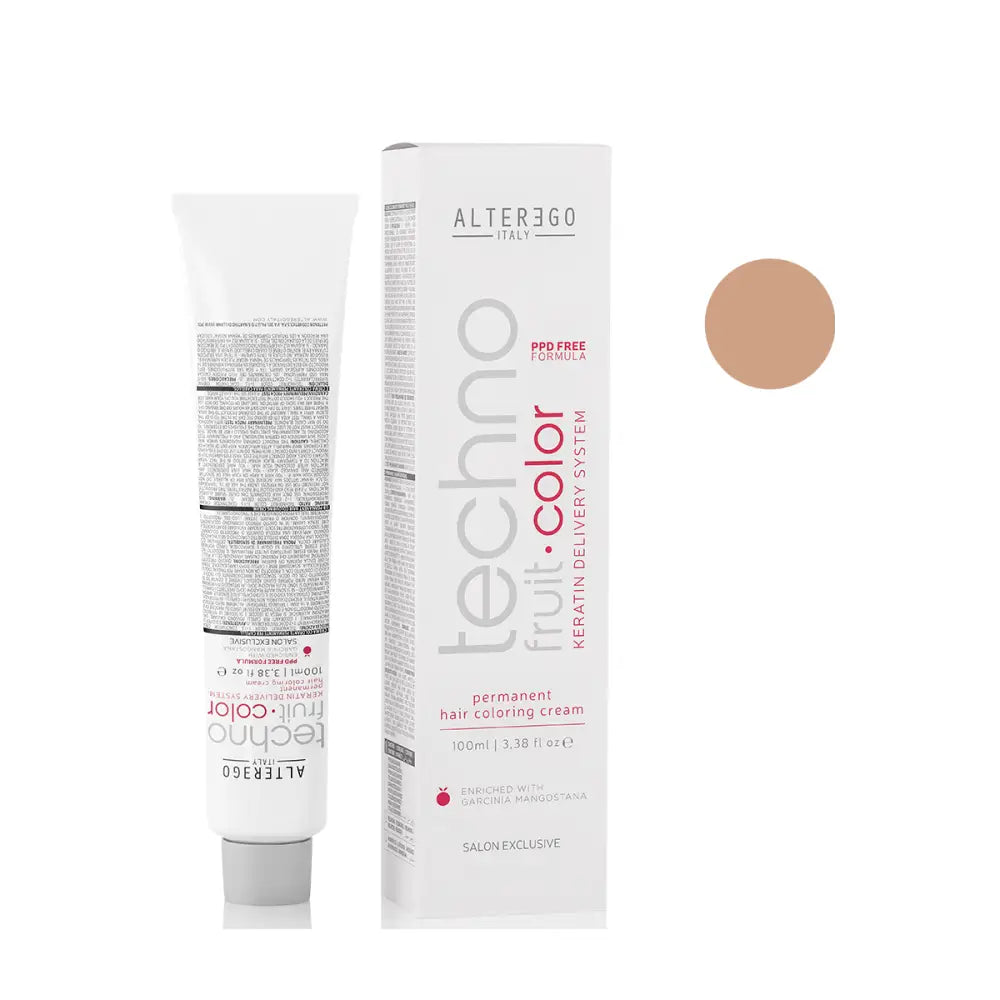 AlterEgo TechnoFruit Tartós Hajfesték - 100 ml / 8.32 Arany Írisz Világosszőke - Hajfesték