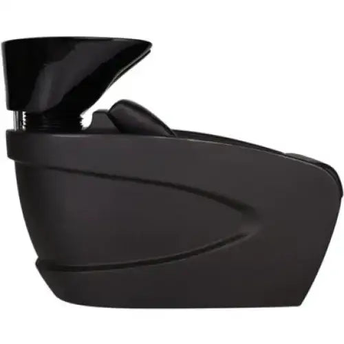 AYALA Vanity Fejmosó Fekete Kárpitozással és Fekete Kerámiatállal