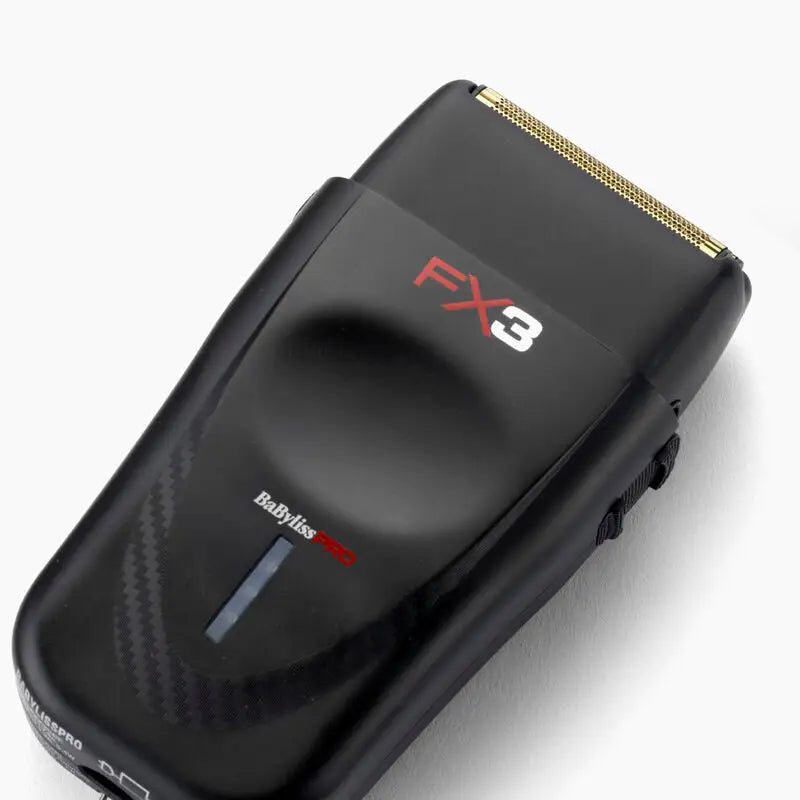 BaBylissPRO Double Foil FX3 Professzionális Fekete Elektromos Borotva Hipoallergén Fóliával