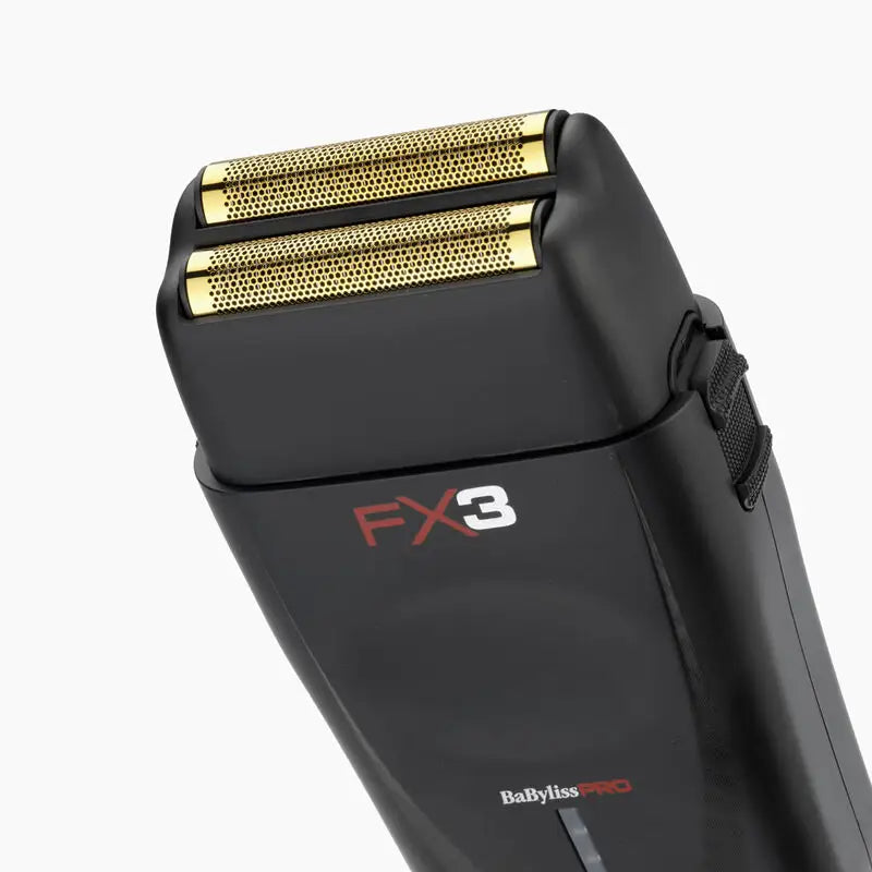 BaBylissPRO Double Foil FX3 Professzionális Fekete Elektromos Borotva Hipoallergén Fóliával