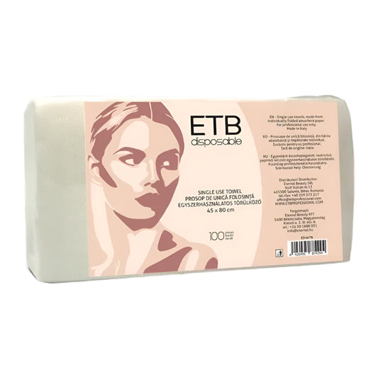 ETB Eldobható Egyszer Használatos Törölköző 45x80cm 100db - Haj