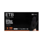 ETB Eldobható Fekete Nitril Kesztyű - 100 db / S - Haj