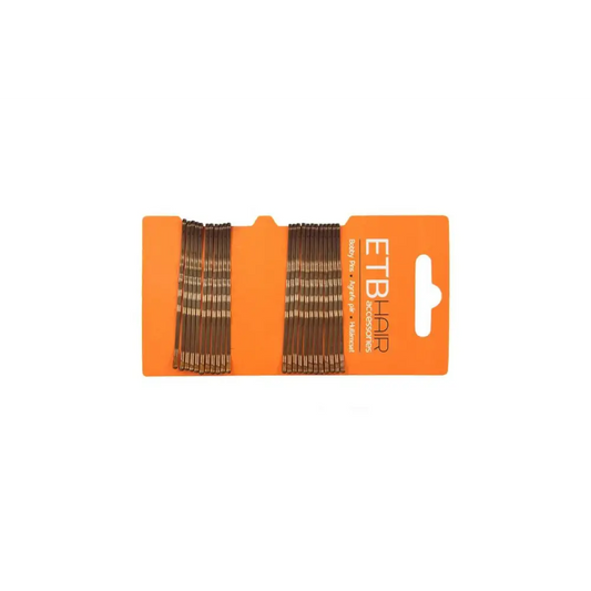 ETB Hair Barna Hajcsatok 7cm 24 db - Haj