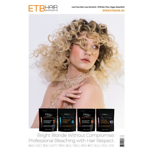 ETB Hair Bright Blonde Szalonposzter