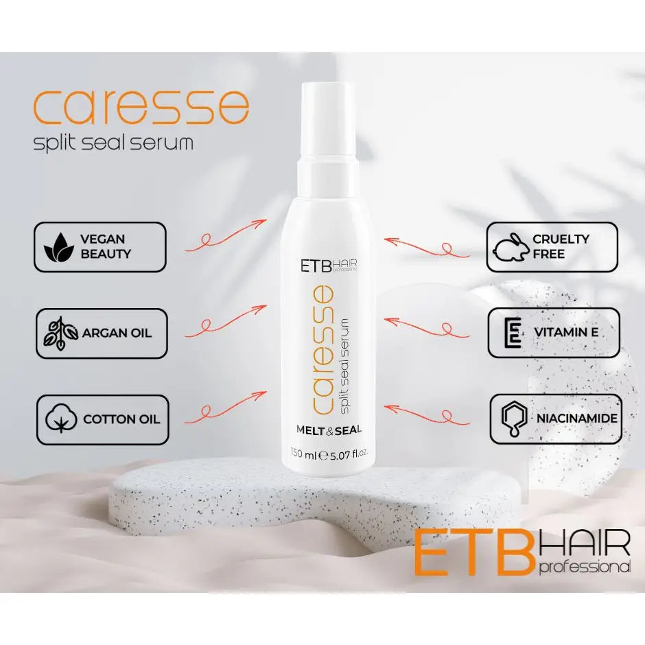 ETB Hair CARESSE MIST&MOIST Fusion Milk Hajban Maradó Többfunkciós Hajbalzsam Spray 250 ml - Hajbalzsam