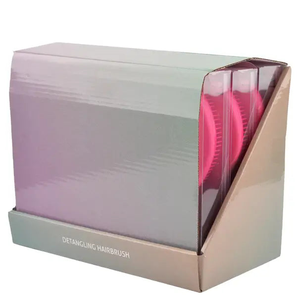 ETB Hair Professzionális Hajbontó Kefe Készlet Display Pink 9db