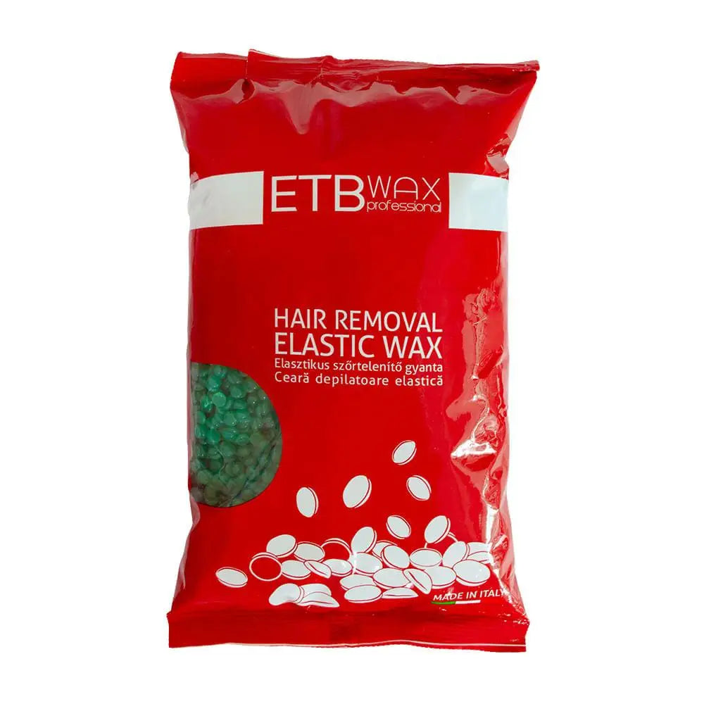 ETB Wax Ceară elastica perle 1kg Verde