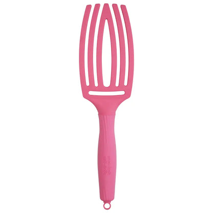 Fingerbrush Care Iconic Vaddisznószőr & Nylon Hajkefe – Hot Pink M