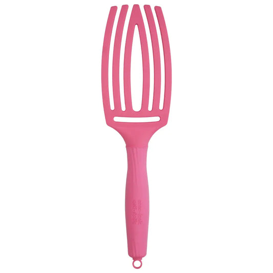 Fingerbrush Care Iconic Vaddisznószőr & Nylon Hajkefe – Hot Pink M