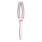 Fingerbrush Care Iconic Vaddisznószőr & Nylon Hajkefe – Pastel Pink