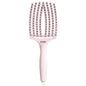 Fingerbrush Care Iconic Vaddisznószőr & Nylon Hajkefe – Pastel Pink L - Hajbontó kefe