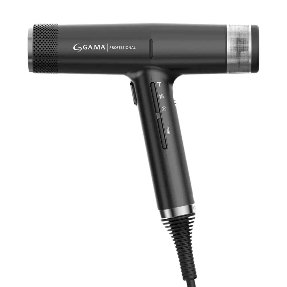 GA.MA iQ2 Perfetto Fekete Professzionális Hajszárító