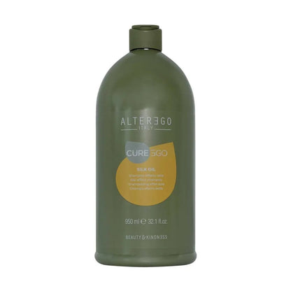 AlterEgo CureEgo Silk Oil Selyemhatású Sampon Szöszösödésre Hajlamos Hajra