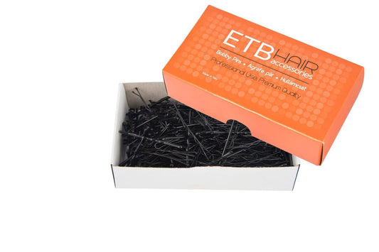 ETB Hair Professzionális Fekete Hullámcsat 6 cm 200g