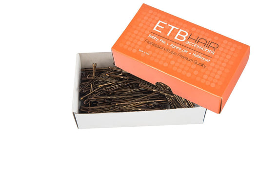 ETB Hair Professzionális Barna Hullámcsat 6 cm 200g