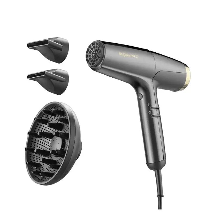 BaBylissPRO Falco Black&Gold 2000W Professzionális Hajszárító