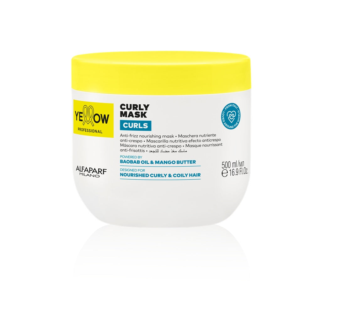 Yellow Curls Hidratáló Hajmaszk Göndör És Száraz Hajra 500ml