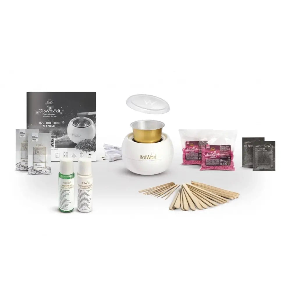 ItalWax Glowax Kit Complet Pentru Epilarea Zonei Fetei