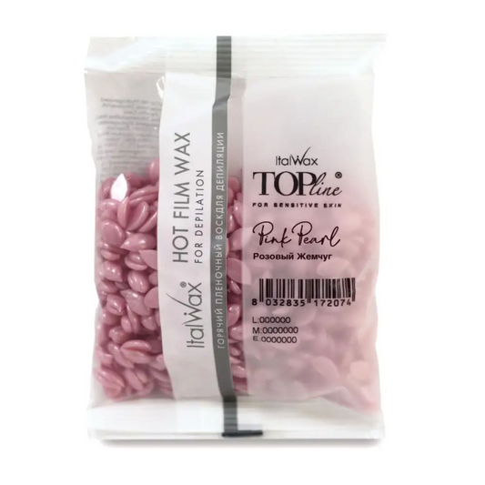 ItalWax Top Line Pink Pearl Elasztikus Gyantagyöngy 100g - 100 g - Gyantázás