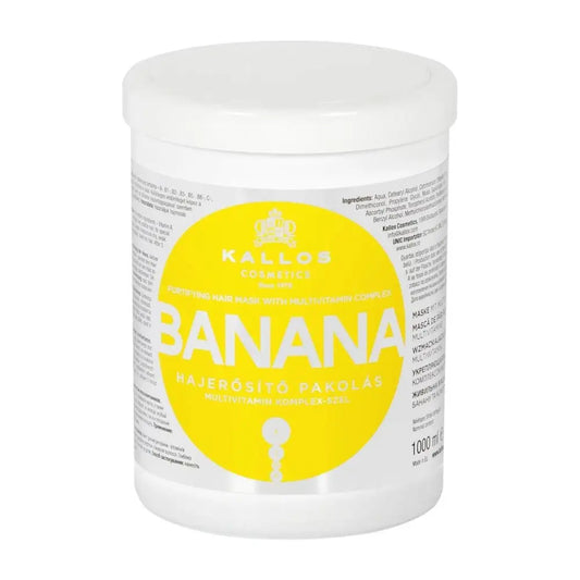 Kallos Banana Regeneráló Hajpakolás Sérült Hajra 1000ml - 1000 ml - Haj