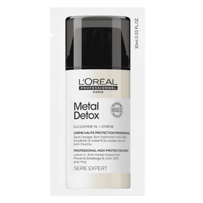 L’Oréal Professionnel Metal Detox Hővédő Krém Fémrészecskék Eltávolítására - 10ml - Haj