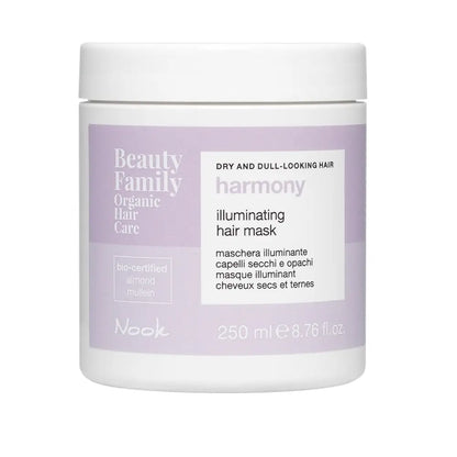 Nook Beauty Family Harmony Hidratáló és Fényfokozó Hajmaszk Száraz Hajra 250ml