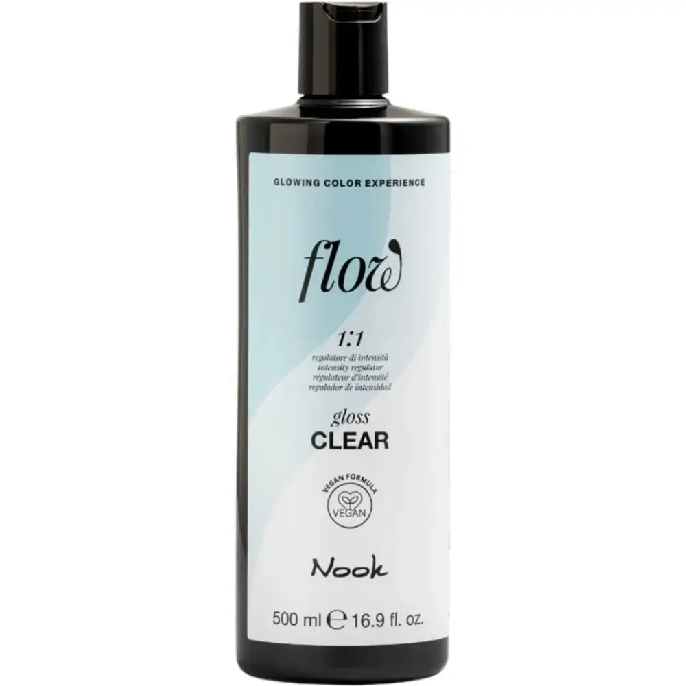 Nook Flow Gloss Clear Fényt Adó Hajszínező Olaj 500ml