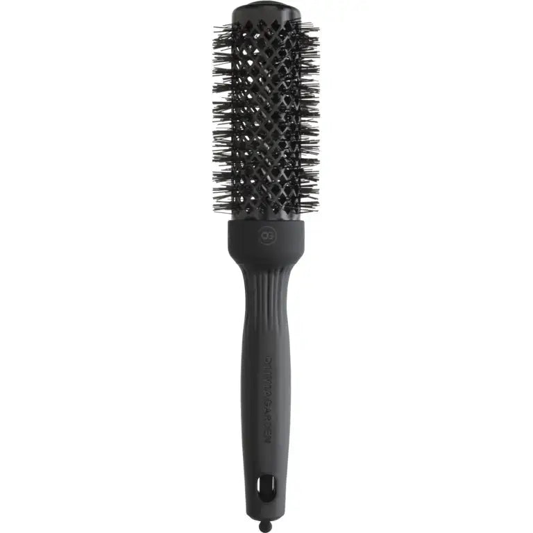 Olivia Garden Expert Shine Black Fekete Körkefe 35mm - Haj