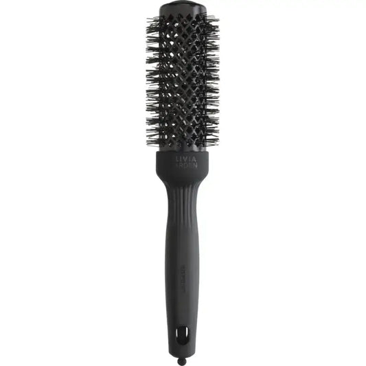 Olivia Garden Expert Shine Black Fekete Körkefe 35mm - Haj