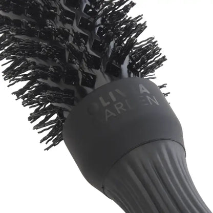 Olivia Garden Expert Shine Black Fekete Körkefe 25mm - Haj