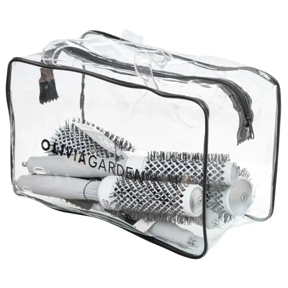 Olivia Garden Expert Shine White Kefe Szett (20 + 25 + 35 + 45 + 55) - Haj