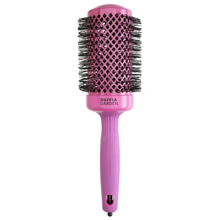Olivia Garden Expert Blowout Shine Pink Edition Körkefe Turmalin-kerámiával 55mm - Haj
