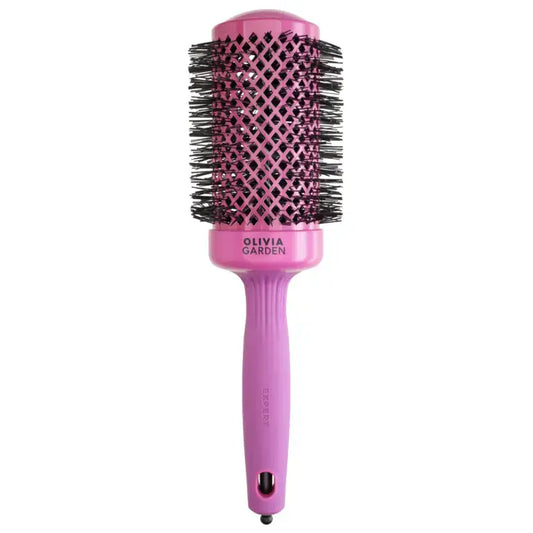 Olivia Garden Expert Blowout Shine Pink Edition Körkefe Turmalin-kerámiával 55mm - Haj