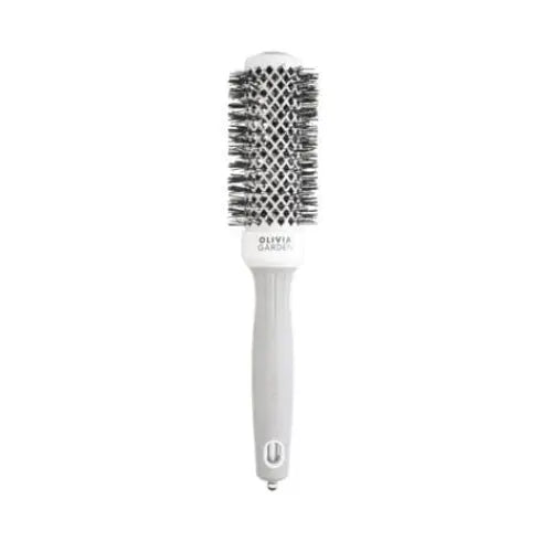 Olivia Garden Expert Perie De Păr Profesională Nano Thermic Ceramic+Ion Alb/Gri 35