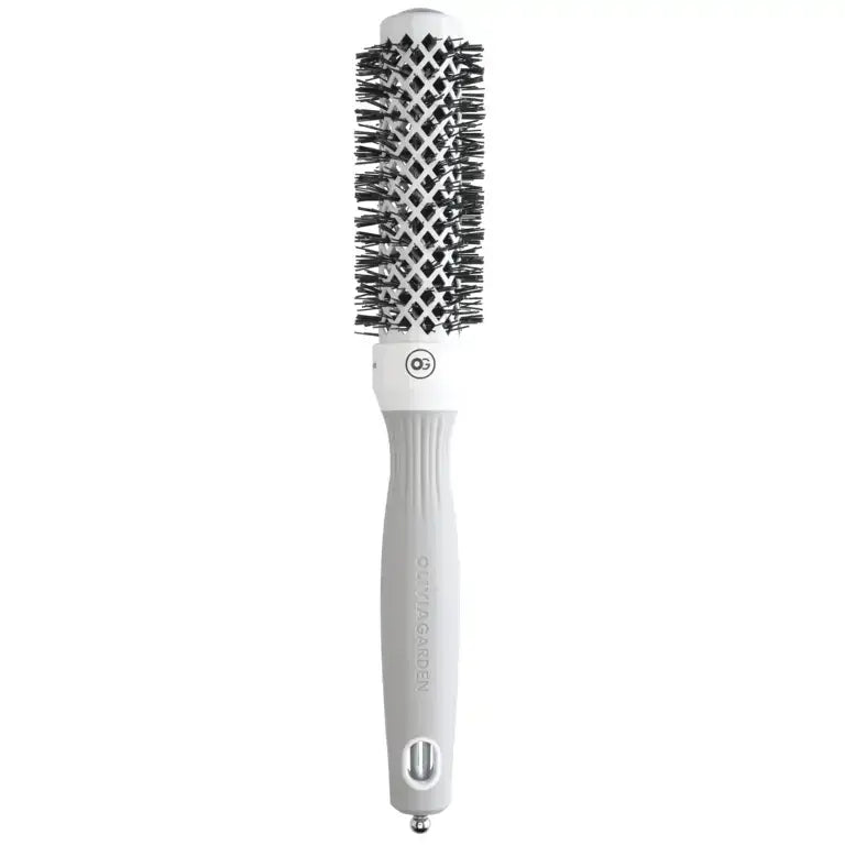Olivia Garden Expert Blowout Shine White Körkefe 25mm - Haj