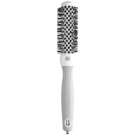 Olivia Garden Expert Blowout Shine White Körkefe 25mm - Haj
