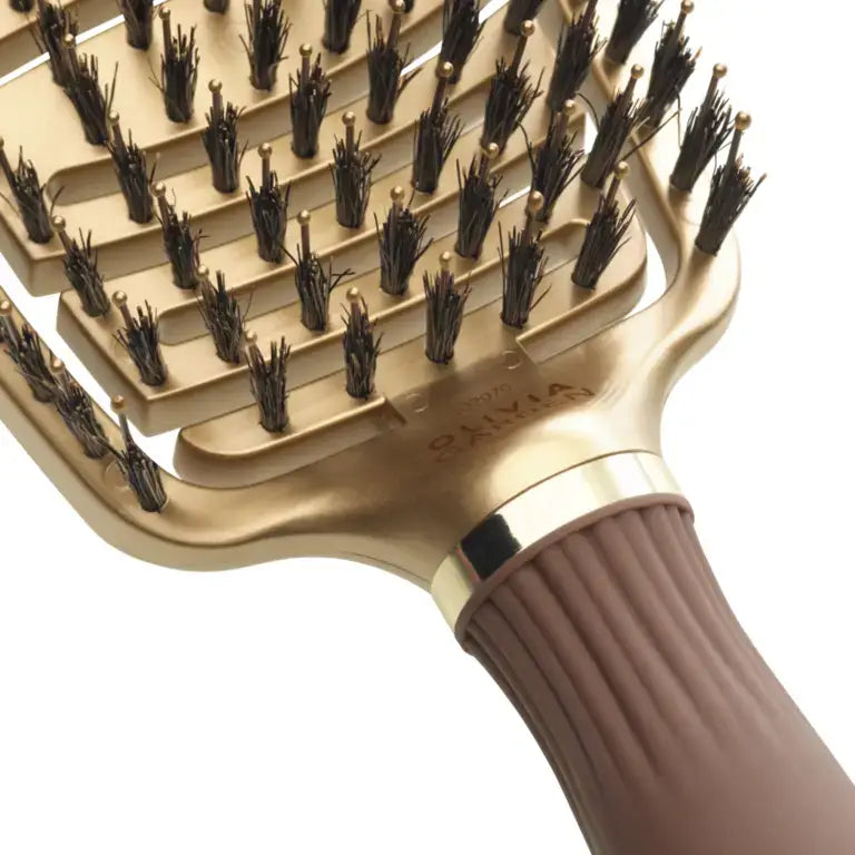Olivia Garden Expert Nano Thermic Flex Hajkefe Vaddisznó Sörtékkel - Haj