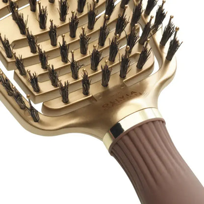 Olivia Garden Expert Nano Thermic Flex Hajkefe Vaddisznó Sörtékkel - Haj