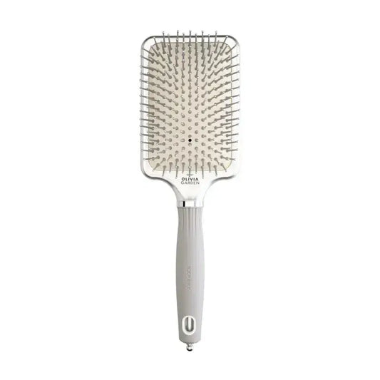 Olivia Garden Expert Care Téglalap Alakú Hajkefe Silver L
