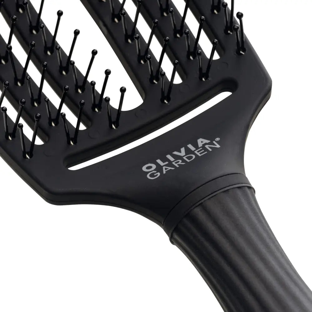 Olivia Garden Fingerbrush Care Double Bristles Bontókefe Fekete M - Haj