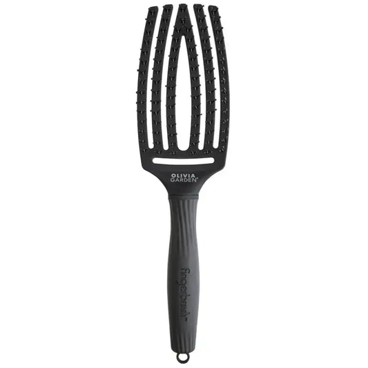 Olivia Garden Fingerbrush Care Double Bristles Bontókefe Fekete M - Haj