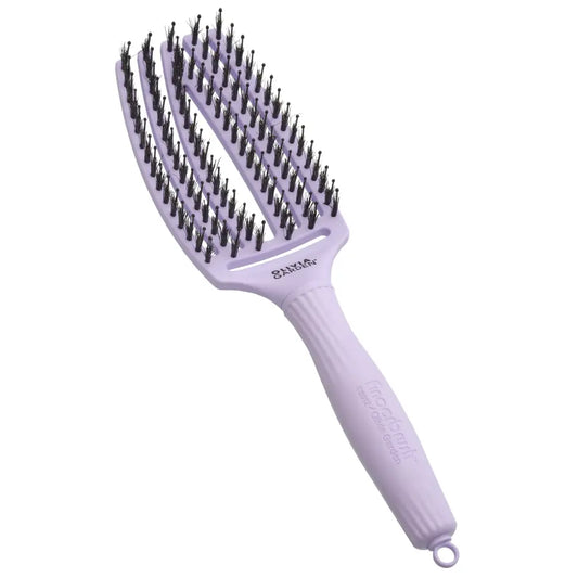 Olivia Garden Fingerbrush Care Iconic vaddisznósörtés hajkefe – Lavender (M)