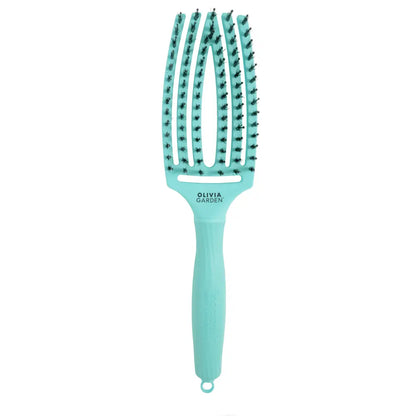 Olivia Garden Fingerbrush Care Iconic vaddisznósörtés hajkefe – Mint (M)