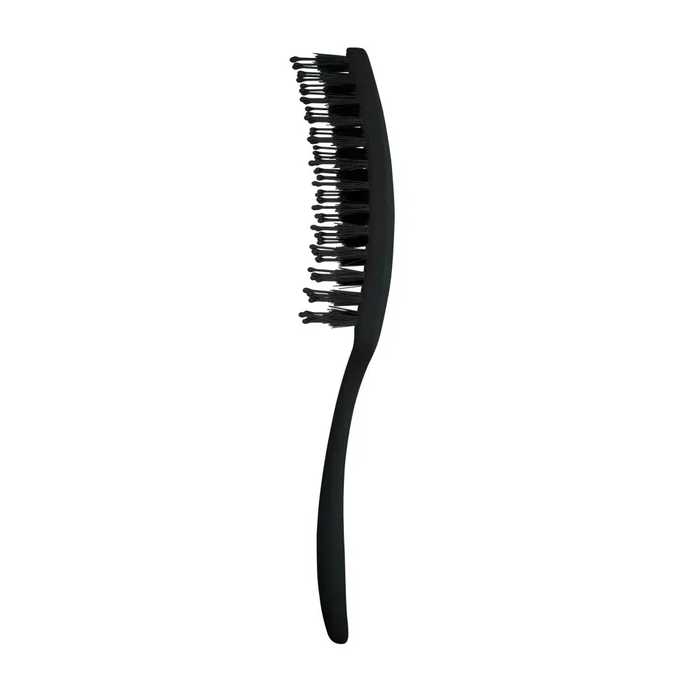Olivia Garden Fingerbrush Care Mini Fekete Hajkefe