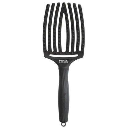 Olivia Garden Fingerbrush Full Black Nagy Hajkefe L - Haj