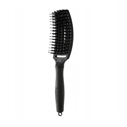 Olivia Garden Perie Curbată Fingerbrush Mediu Full Black