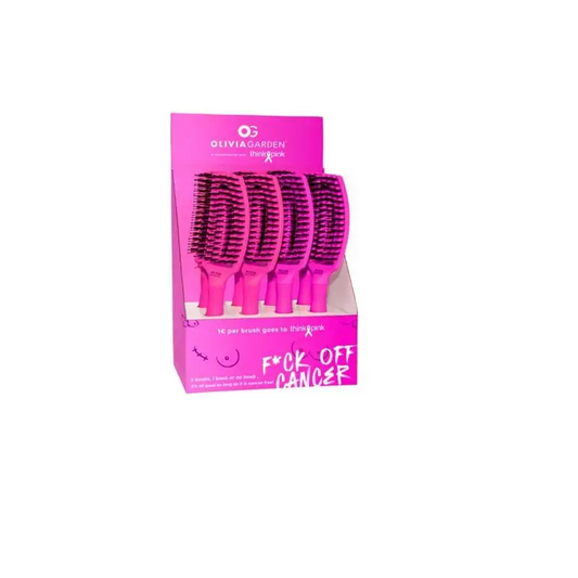 Olivia Garden Fingerbrush Thinkpink Hajkefe Display 8db - Haj
