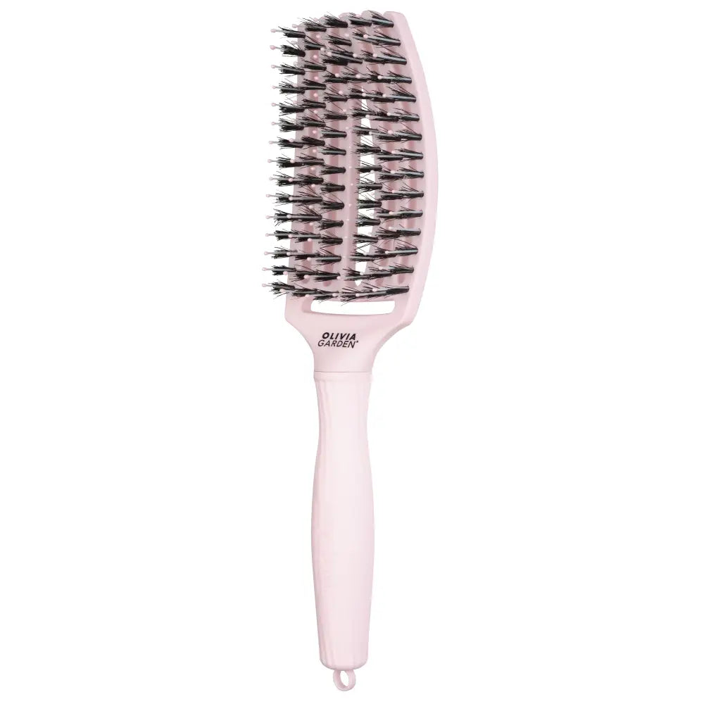 Olivia Garden Pastel Pink Hajkefe Szett Expert Blowout Shine 45 mm + Fingerbrush M